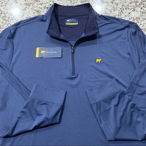 NEW Men’s JACK NICKLAUS Pullover 1/4 Zip Longsleeve Golf Jersey Sz XL